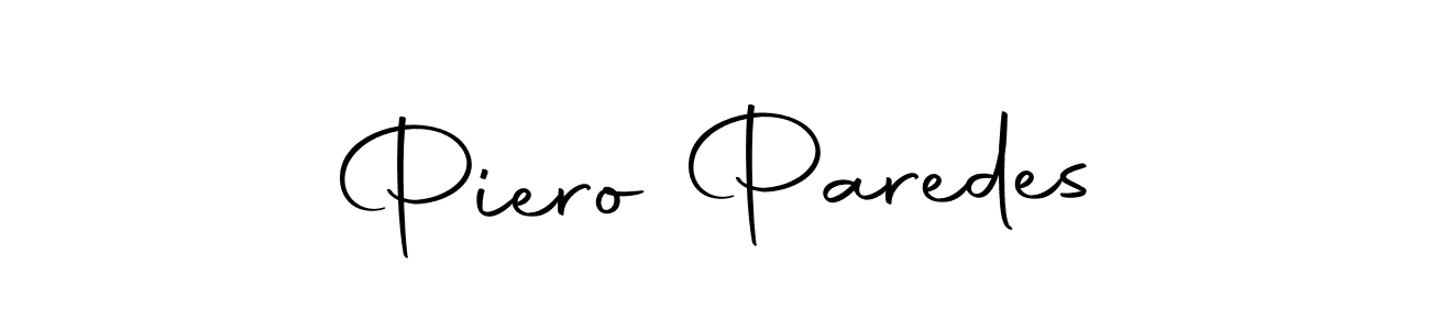 How to make Piero Paredes name signature. Use Autography-DOLnW style for creating short signs online. This is the latest handwritten sign. Piero Paredes signature style 10 images and pictures png