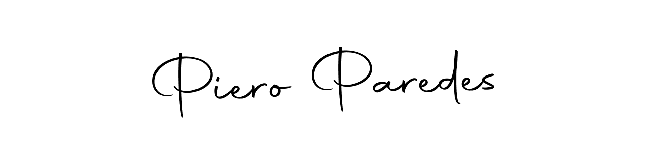 How to make Piero Paredes name signature. Use Autography-DOLnW style for creating short signs online. This is the latest handwritten sign. Piero Paredes signature style 10 images and pictures png