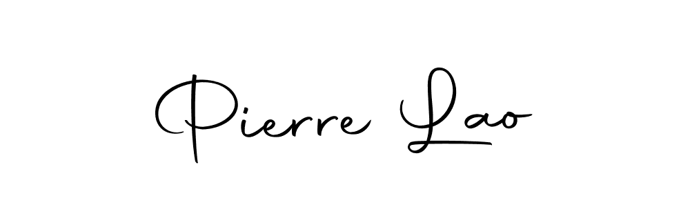 Create a beautiful signature design for name Pierre Lao. With this signature (Autography-DOLnW) fonts, you can make a handwritten signature for free. Pierre Lao signature style 10 images and pictures png