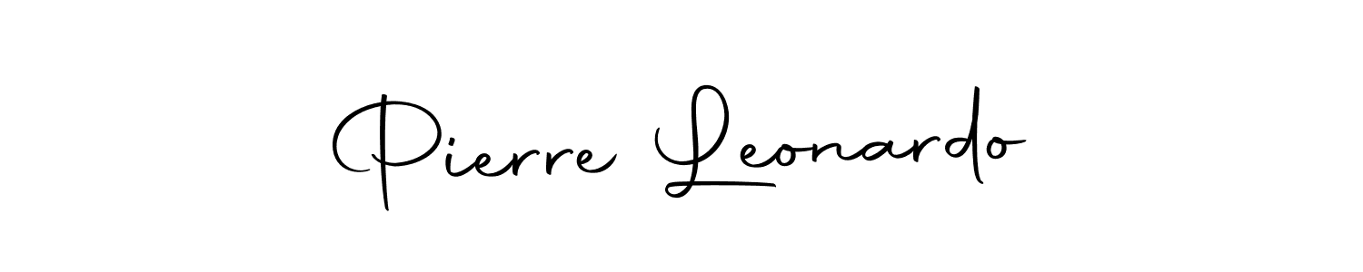 Pierre Leonardo stylish signature style. Best Handwritten Sign (Autography-DOLnW) for my name. Handwritten Signature Collection Ideas for my name Pierre Leonardo. Pierre Leonardo signature style 10 images and pictures png