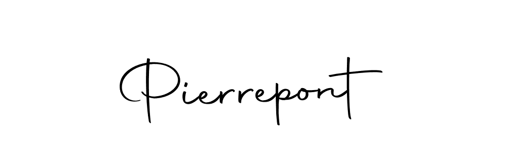 How to make Pierrepont name signature. Use Autography-DOLnW style for creating short signs online. This is the latest handwritten sign. Pierrepont signature style 10 images and pictures png