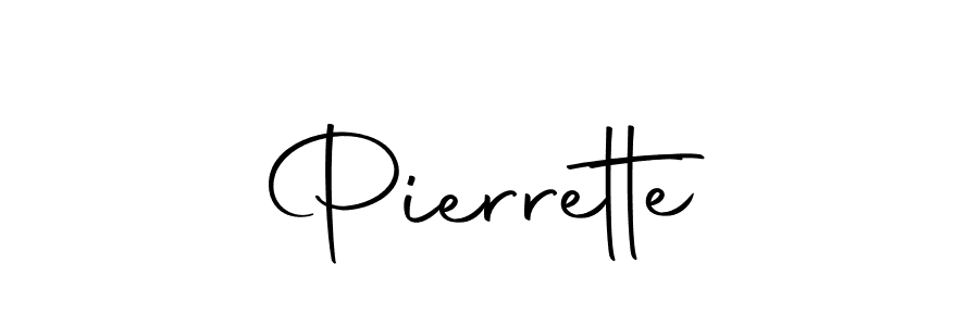 Similarly Autography-DOLnW is the best handwritten signature design. Signature creator online .You can use it as an online autograph creator for name Pierrette. Pierrette signature style 10 images and pictures png