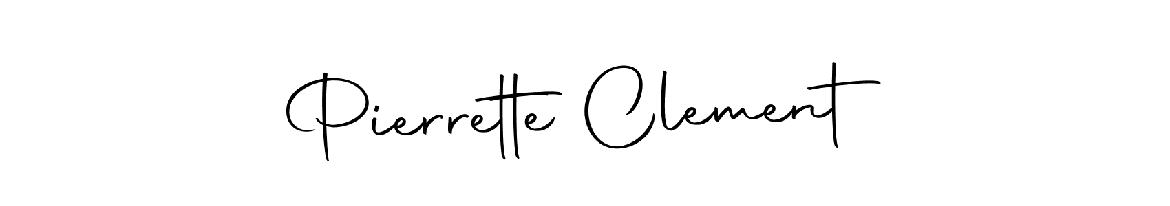 Use a signature maker to create a handwritten signature online. With this signature software, you can design (Autography-DOLnW) your own signature for name Pierrette Clement. Pierrette Clement signature style 10 images and pictures png