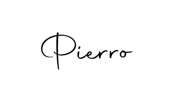 How to make Pierro name signature. Use Autography-DOLnW style for creating short signs online. This is the latest handwritten sign. Pierro signature style 10 images and pictures png