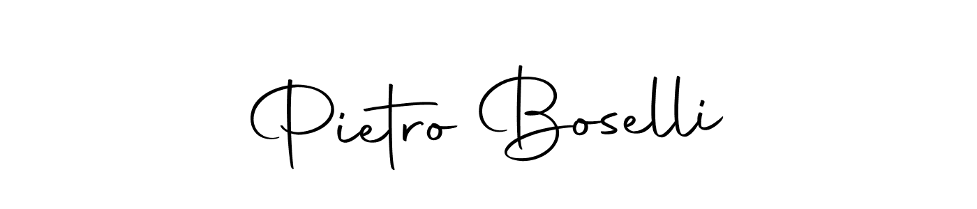 Create a beautiful signature design for name Pietro Boselli. With this signature (Autography-DOLnW) fonts, you can make a handwritten signature for free. Pietro Boselli signature style 10 images and pictures png