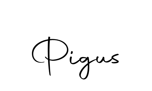 Make a beautiful signature design for name Pigus. Use this online signature maker to create a handwritten signature for free. Pigus signature style 10 images and pictures png