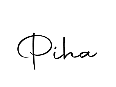 if you are searching for the best signature style for your name Piha. so please give up your signature search. here we have designed multiple signature styles  using Autography-DOLnW. Piha signature style 10 images and pictures png