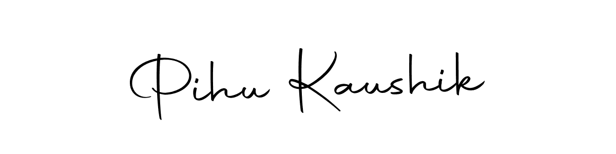 Make a beautiful signature design for name Pihu Kaushik. With this signature (Autography-DOLnW) style, you can create a handwritten signature for free. Pihu Kaushik signature style 10 images and pictures png