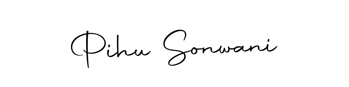 Use a signature maker to create a handwritten signature online. With this signature software, you can design (Autography-DOLnW) your own signature for name Pihu Sonwani. Pihu Sonwani signature style 10 images and pictures png