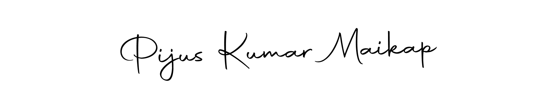 How to make Pijus Kumar Maikap name signature. Use Autography-DOLnW style for creating short signs online. This is the latest handwritten sign. Pijus Kumar Maikap signature style 10 images and pictures png