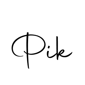 You should practise on your own different ways (Autography-DOLnW) to write your name (Pik) in signature. don't let someone else do it for you. Pik signature style 10 images and pictures png
