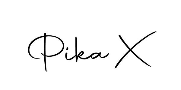 Design your own signature with our free online signature maker. With this signature software, you can create a handwritten (Autography-DOLnW) signature for name Pika X. Pika X signature style 10 images and pictures png