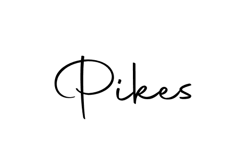 Use a signature maker to create a handwritten signature online. With this signature software, you can design (Autography-DOLnW) your own signature for name Pikes. Pikes signature style 10 images and pictures png