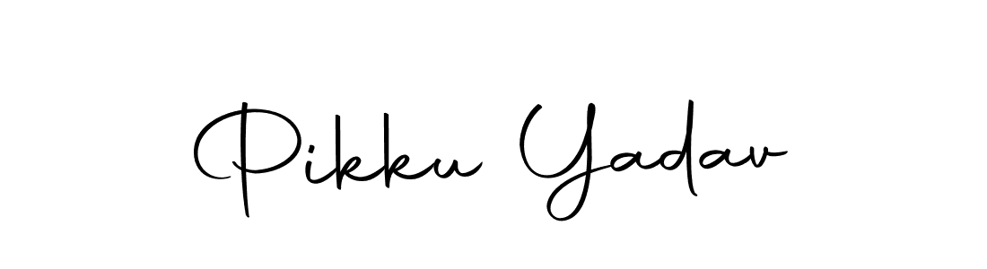 Pikku Yadav stylish signature style. Best Handwritten Sign (Autography-DOLnW) for my name. Handwritten Signature Collection Ideas for my name Pikku Yadav. Pikku Yadav signature style 10 images and pictures png