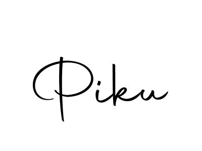 The best way (Autography-DOLnW) to make a short signature is to pick only two or three words in your name. The name Piku include a total of six letters. For converting this name. Piku signature style 10 images and pictures png