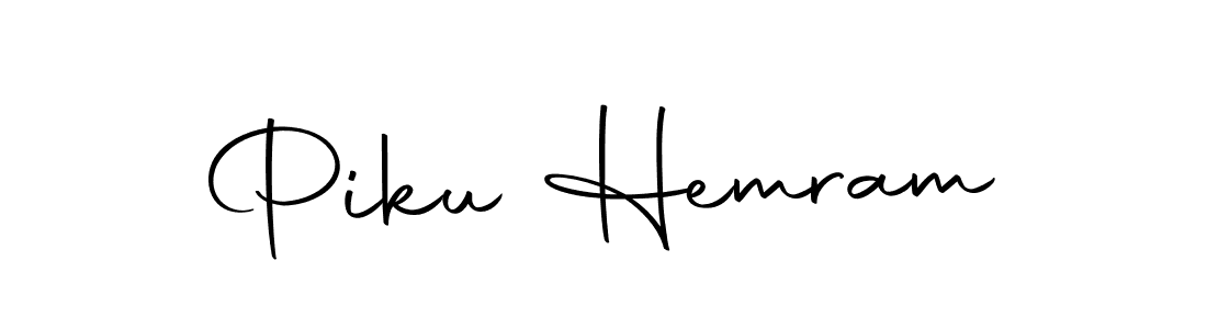 You can use this online signature creator to create a handwritten signature for the name Piku Hemram. This is the best online autograph maker. Piku Hemram signature style 10 images and pictures png