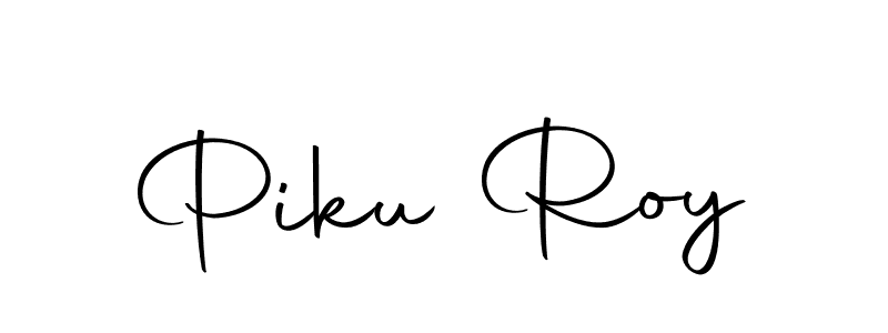 Design your own signature with our free online signature maker. With this signature software, you can create a handwritten (Autography-DOLnW) signature for name Piku Roy. Piku Roy signature style 10 images and pictures png