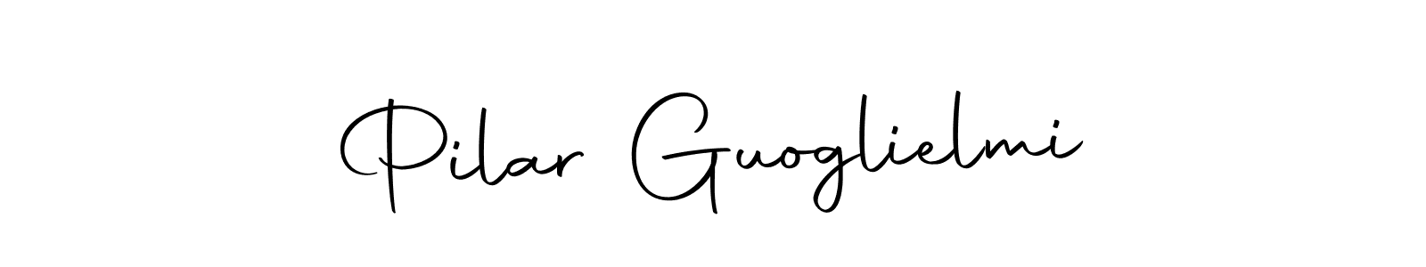 Similarly Autography-DOLnW is the best handwritten signature design. Signature creator online .You can use it as an online autograph creator for name Pilar Guoglielmi. Pilar Guoglielmi signature style 10 images and pictures png
