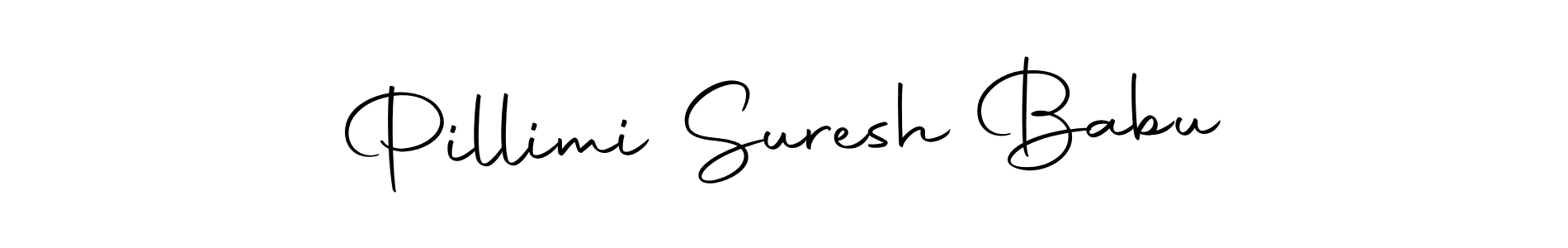 The best way (Autography-DOLnW) to make a short signature is to pick only two or three words in your name. The name Pillimi Suresh Babu include a total of six letters. For converting this name. Pillimi Suresh Babu signature style 10 images and pictures png