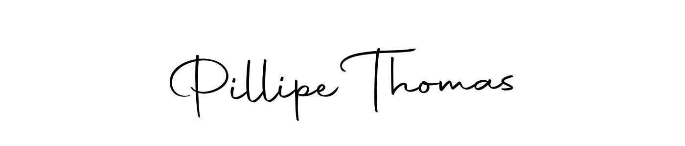 Create a beautiful signature design for name Pillipe Thomas. With this signature (Autography-DOLnW) fonts, you can make a handwritten signature for free. Pillipe Thomas signature style 10 images and pictures png