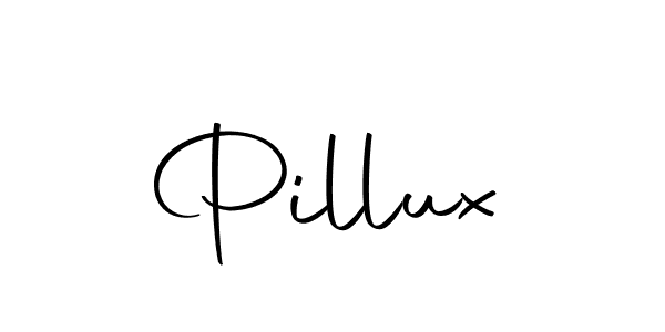 Make a beautiful signature design for name Pillux. With this signature (Autography-DOLnW) style, you can create a handwritten signature for free. Pillux signature style 10 images and pictures png