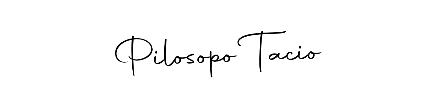 Pilosopo Tacio stylish signature style. Best Handwritten Sign (Autography-DOLnW) for my name. Handwritten Signature Collection Ideas for my name Pilosopo Tacio. Pilosopo Tacio signature style 10 images and pictures png