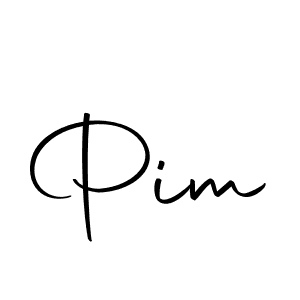 Design your own signature with our free online signature maker. With this signature software, you can create a handwritten (Autography-DOLnW) signature for name Pim. Pim signature style 10 images and pictures png