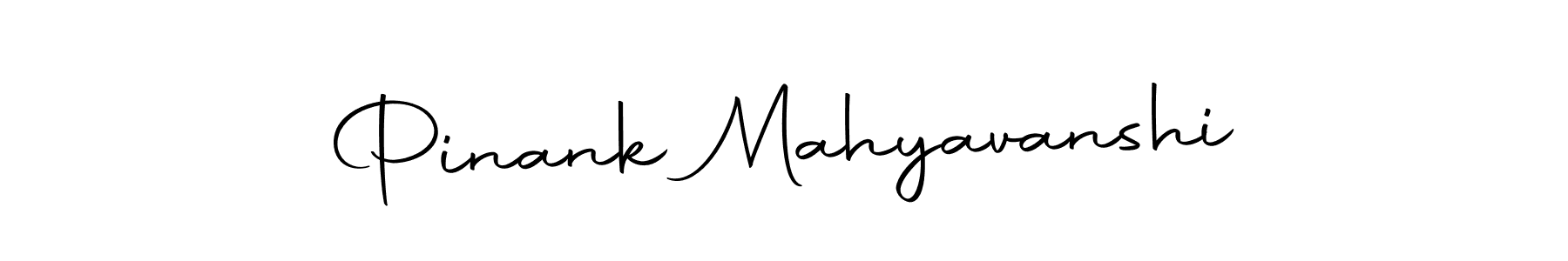 Make a beautiful signature design for name Pinank Mahyavanshi. With this signature (Autography-DOLnW) style, you can create a handwritten signature for free. Pinank Mahyavanshi signature style 10 images and pictures png
