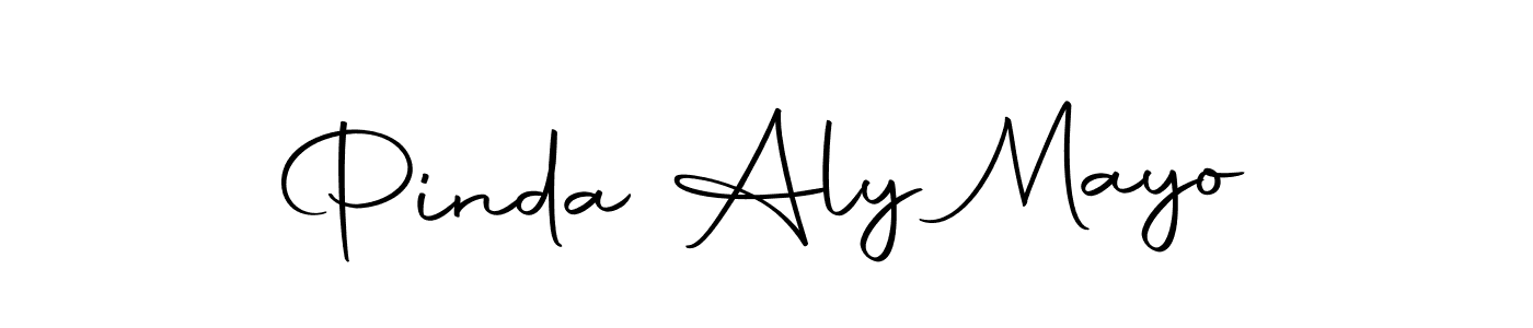 Pinda Aly Mayo stylish signature style. Best Handwritten Sign (Autography-DOLnW) for my name. Handwritten Signature Collection Ideas for my name Pinda Aly Mayo. Pinda Aly Mayo signature style 10 images and pictures png