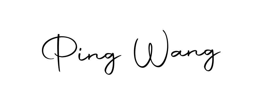 This is the best signature style for the Ping Wang name. Also you like these signature font (Autography-DOLnW). Mix name signature. Ping Wang signature style 10 images and pictures png