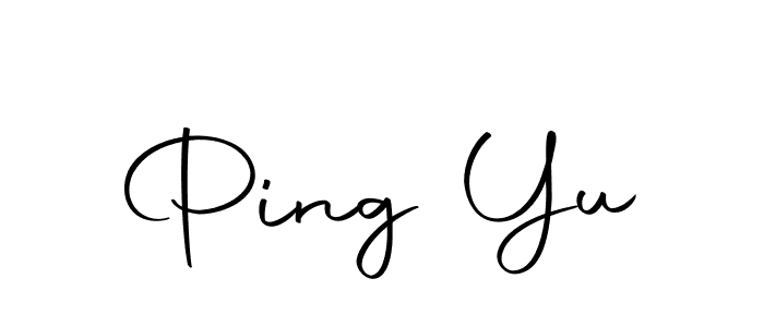 How to make Ping Yu signature? Autography-DOLnW is a professional autograph style. Create handwritten signature for Ping Yu name. Ping Yu signature style 10 images and pictures png