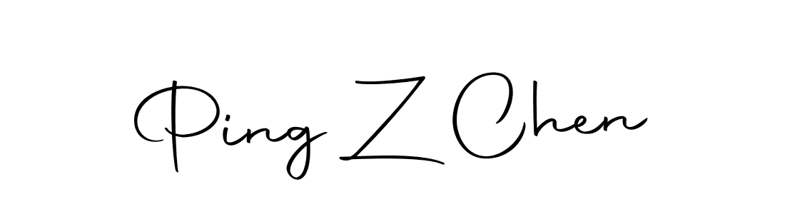 Design your own signature with our free online signature maker. With this signature software, you can create a handwritten (Autography-DOLnW) signature for name Ping Z Chen. Ping Z Chen signature style 10 images and pictures png