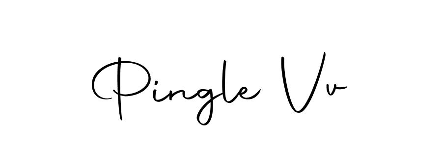 Use a signature maker to create a handwritten signature online. With this signature software, you can design (Autography-DOLnW) your own signature for name Pingle Vv. Pingle Vv signature style 10 images and pictures png