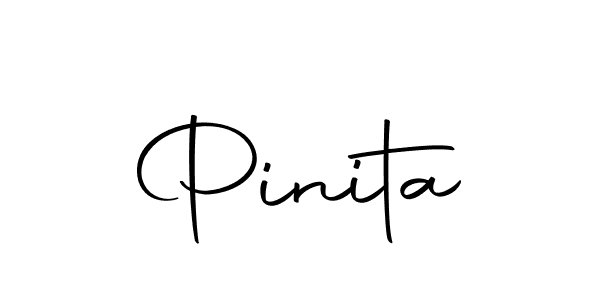 if you are searching for the best signature style for your name Pinita. so please give up your signature search. here we have designed multiple signature styles  using Autography-DOLnW. Pinita signature style 10 images and pictures png