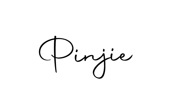 Pinjie stylish signature style. Best Handwritten Sign (Autography-DOLnW) for my name. Handwritten Signature Collection Ideas for my name Pinjie. Pinjie signature style 10 images and pictures png