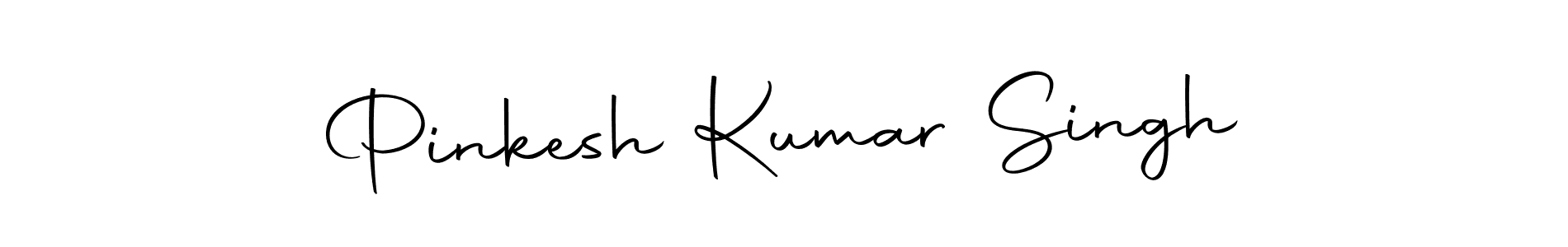 Create a beautiful signature design for name Pinkesh Kumar Singh. With this signature (Autography-DOLnW) fonts, you can make a handwritten signature for free. Pinkesh Kumar Singh signature style 10 images and pictures png