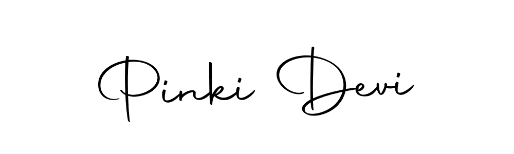 Design your own signature with our free online signature maker. With this signature software, you can create a handwritten (Autography-DOLnW) signature for name Pinki Devi. Pinki Devi signature style 10 images and pictures png