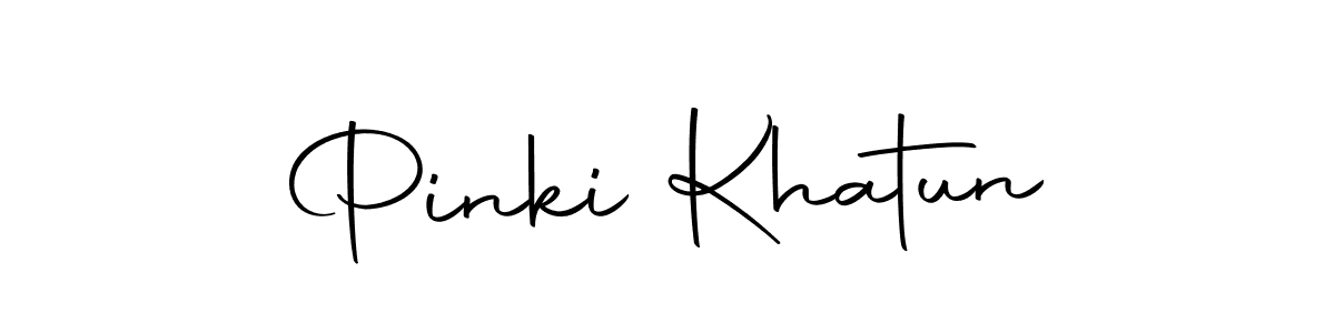 Use a signature maker to create a handwritten signature online. With this signature software, you can design (Autography-DOLnW) your own signature for name Pinki Khatun. Pinki Khatun signature style 10 images and pictures png