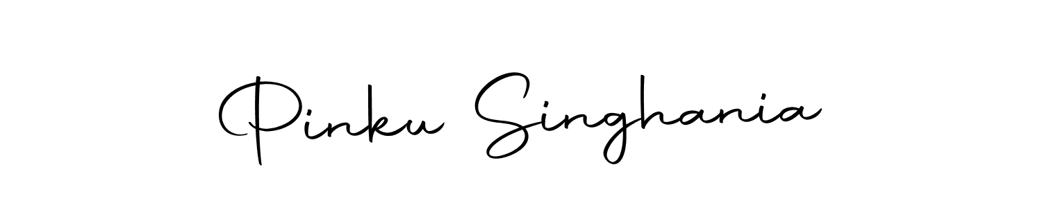 How to make Pinku Singhania name signature. Use Autography-DOLnW style for creating short signs online. This is the latest handwritten sign. Pinku Singhania signature style 10 images and pictures png