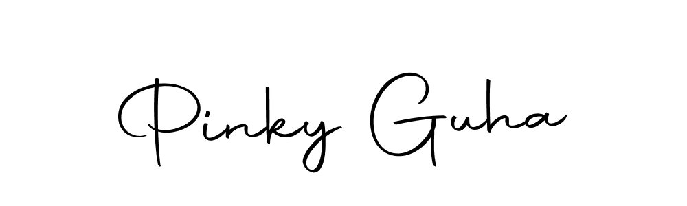 Pinky Guha stylish signature style. Best Handwritten Sign (Autography-DOLnW) for my name. Handwritten Signature Collection Ideas for my name Pinky Guha. Pinky Guha signature style 10 images and pictures png