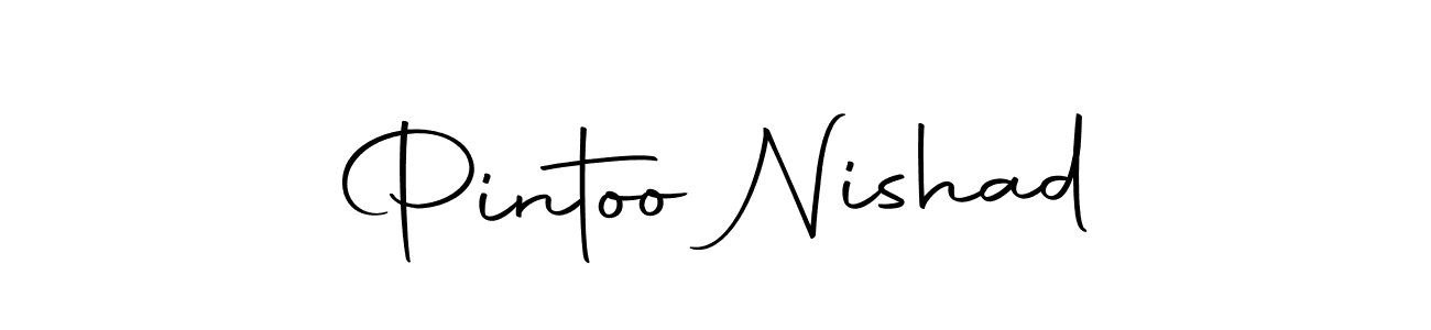 The best way (Autography-DOLnW) to make a short signature is to pick only two or three words in your name. The name Pintoo Nishad include a total of six letters. For converting this name. Pintoo Nishad signature style 10 images and pictures png