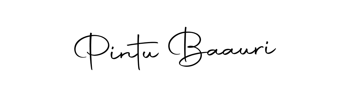 if you are searching for the best signature style for your name Pintu Baauri. so please give up your signature search. here we have designed multiple signature styles  using Autography-DOLnW. Pintu Baauri signature style 10 images and pictures png