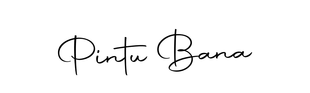 The best way (Autography-DOLnW) to make a short signature is to pick only two or three words in your name. The name Pintu Bana include a total of six letters. For converting this name. Pintu Bana signature style 10 images and pictures png