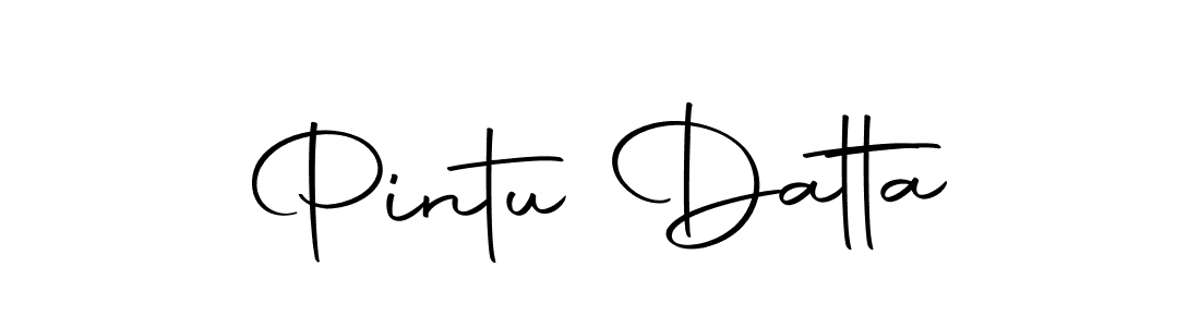Use a signature maker to create a handwritten signature online. With this signature software, you can design (Autography-DOLnW) your own signature for name Pintu Datta. Pintu Datta signature style 10 images and pictures png