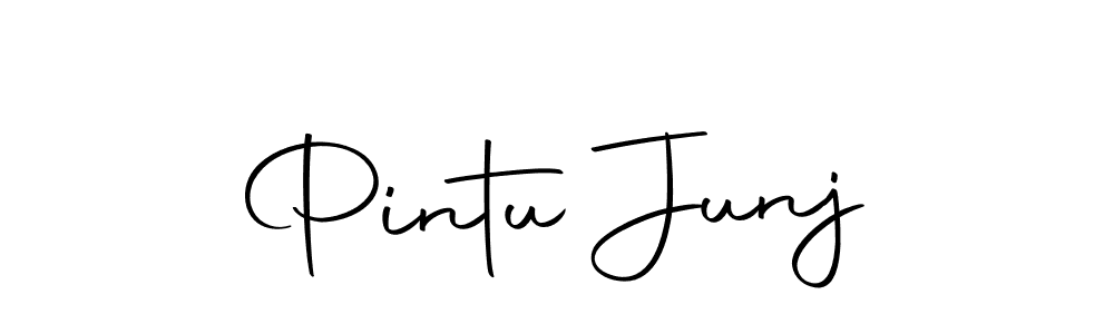 Use a signature maker to create a handwritten signature online. With this signature software, you can design (Autography-DOLnW) your own signature for name Pintu Junj. Pintu Junj signature style 10 images and pictures png