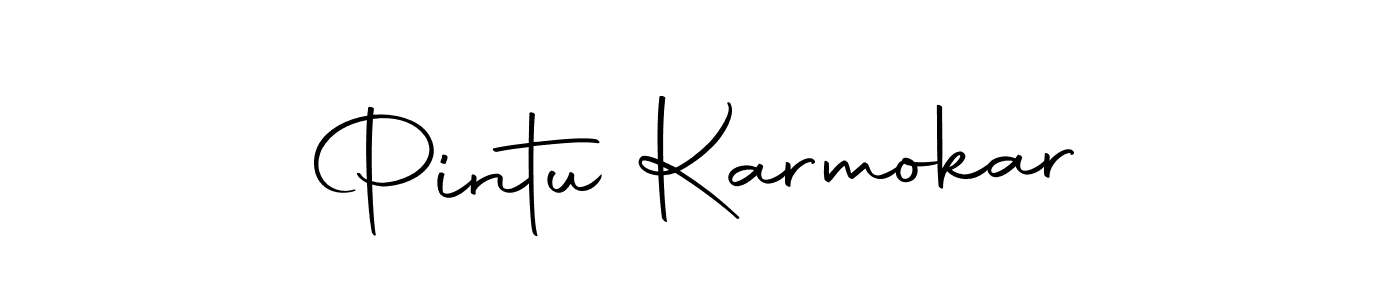 if you are searching for the best signature style for your name Pintu Karmokar. so please give up your signature search. here we have designed multiple signature styles  using Autography-DOLnW. Pintu Karmokar signature style 10 images and pictures png