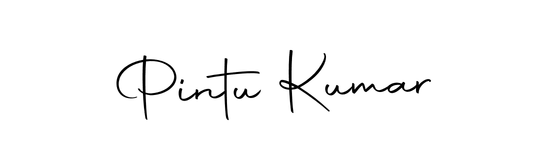 Design your own signature with our free online signature maker. With this signature software, you can create a handwritten (Autography-DOLnW) signature for name Pintu Kumar. Pintu Kumar signature style 10 images and pictures png