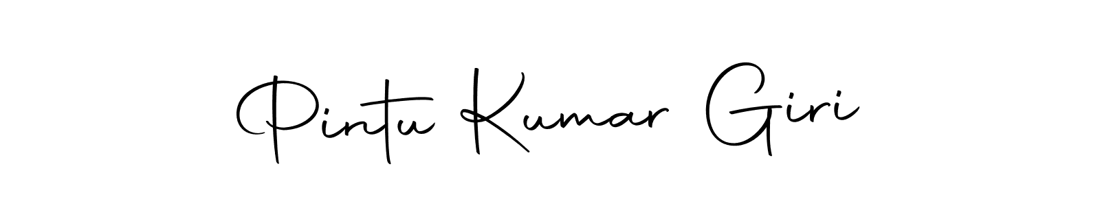 Design your own signature with our free online signature maker. With this signature software, you can create a handwritten (Autography-DOLnW) signature for name Pintu Kumar Giri. Pintu Kumar Giri signature style 10 images and pictures png