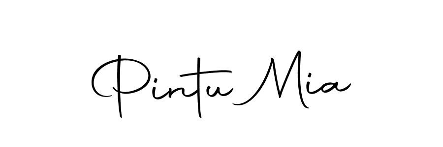 Create a beautiful signature design for name Pintu Mia. With this signature (Autography-DOLnW) fonts, you can make a handwritten signature for free. Pintu Mia signature style 10 images and pictures png