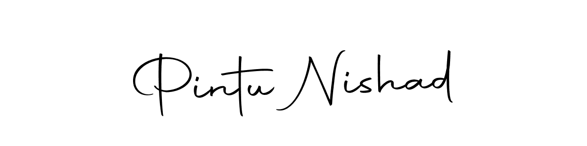 Design your own signature with our free online signature maker. With this signature software, you can create a handwritten (Autography-DOLnW) signature for name Pintu Nishad. Pintu Nishad signature style 10 images and pictures png